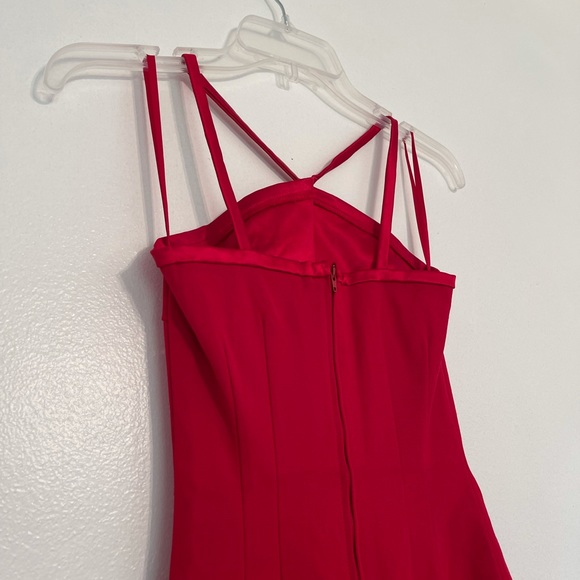 Maria Bianca Nero | Party Dress | Holiday Dress | Designer | Red | Size P - Picture 4 of 7